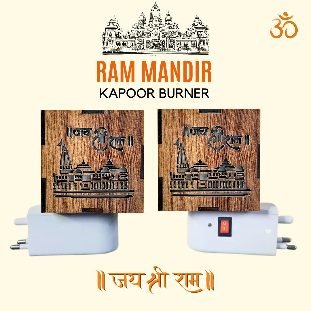 3-in-1 Ayodhya Ram Mandir Aroma Burner & Night lamp
