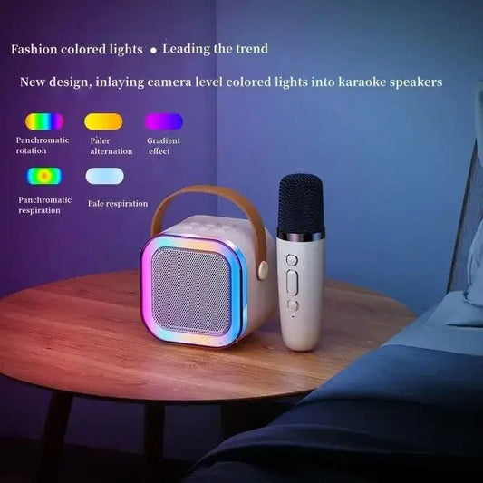 BOOM BOX Bluetooth Speaker with Karaoke Mic