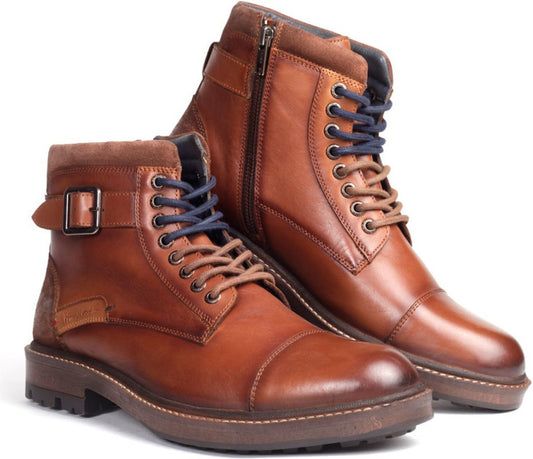 Men Zip-Closure Ankle-Length Boots